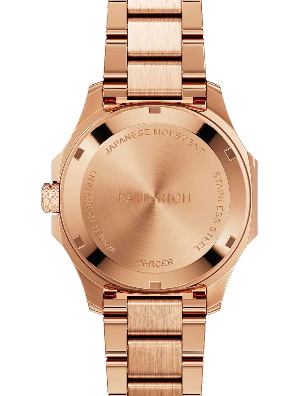 Paul Rich PR-46702 Herrenuhr Mercer Regent Rose Gold Black 40,5 mm 5ATM