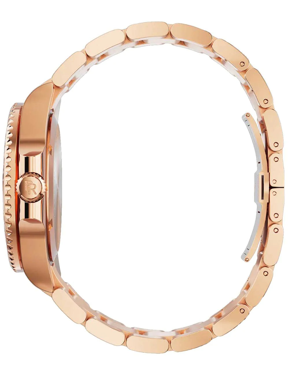 Paul Rich PR-46711 Mens Watch Crystal Bay Sunset Beach Rose Gold Orange 40mm 5ATM