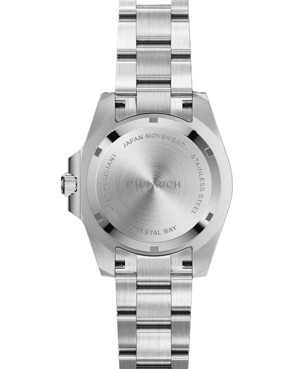 Paul Rich PR-46708 Herrenuhr Crystal Bay Azure Sea Silver Blue 40mm 5ATM