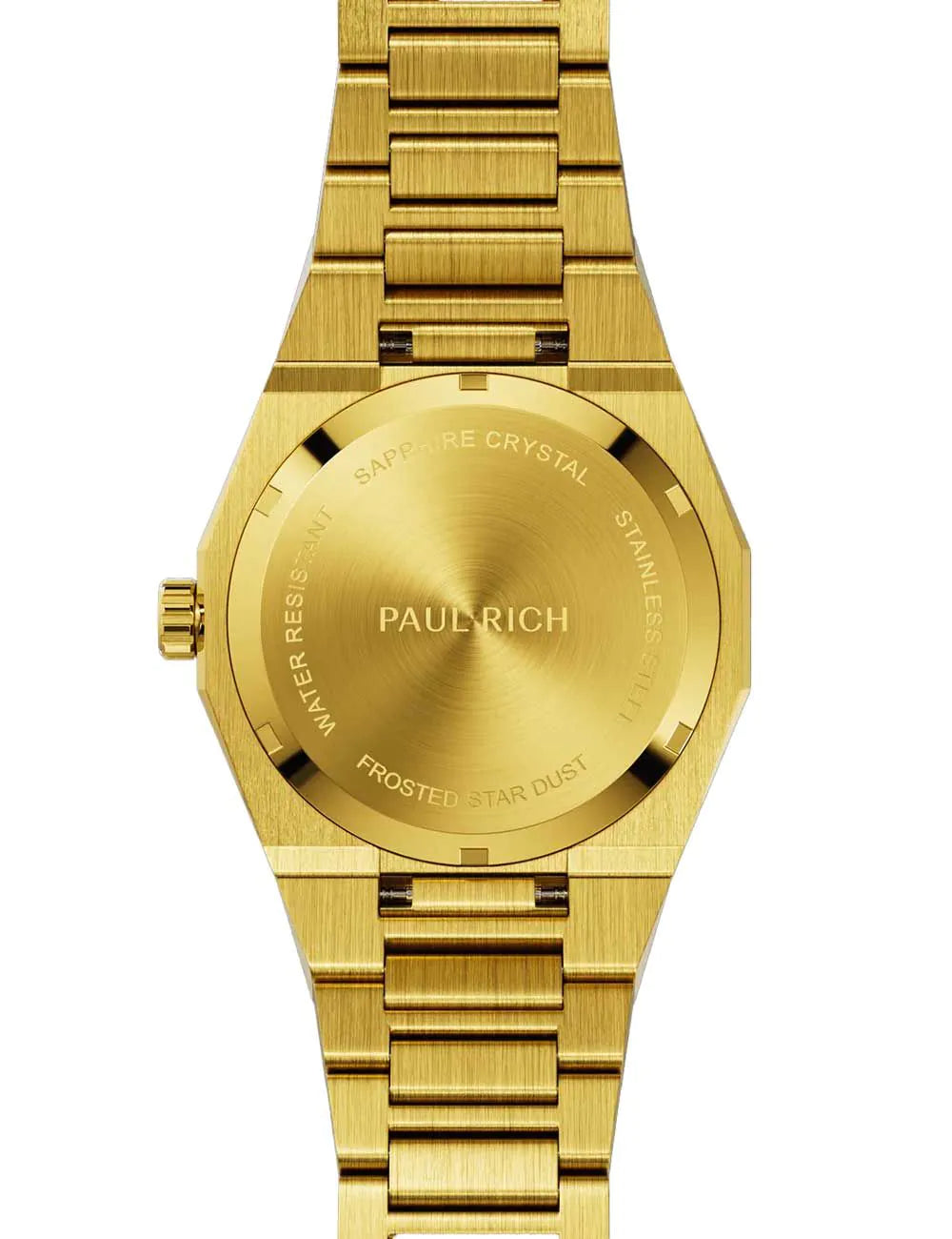 Paul Rich PR-46705 Mens Watch Moissanite Frosted Star Dust II Gold 43mm 5ATM