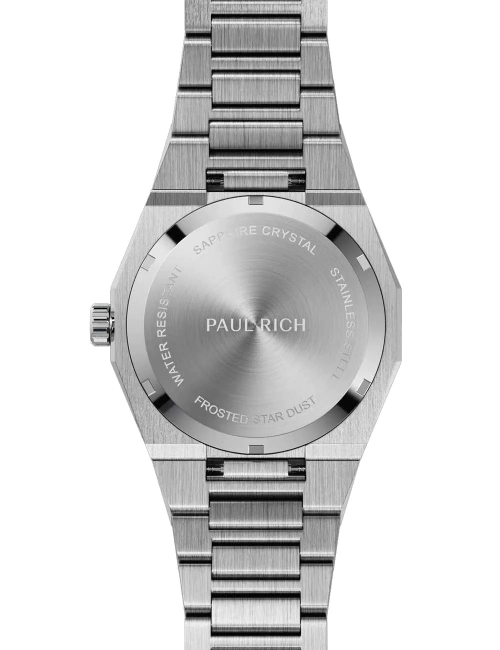 Paul Rich PR-46706 Mens Watch Moissanite Frosted Star Dust II Silver 43mm 5ATM
