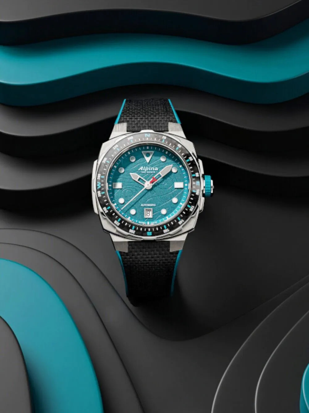 Alpina AL-525T3VE6 Mens watch Seastrong Route du Rhum Automatic Limited Edition 40mm 30ATM