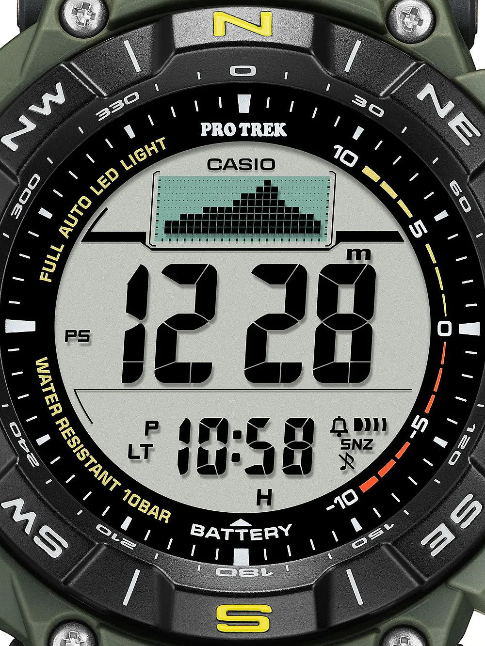 Casio PRG-340-3ER Pro Trek Solar Mens Watch 53mm 10ATM