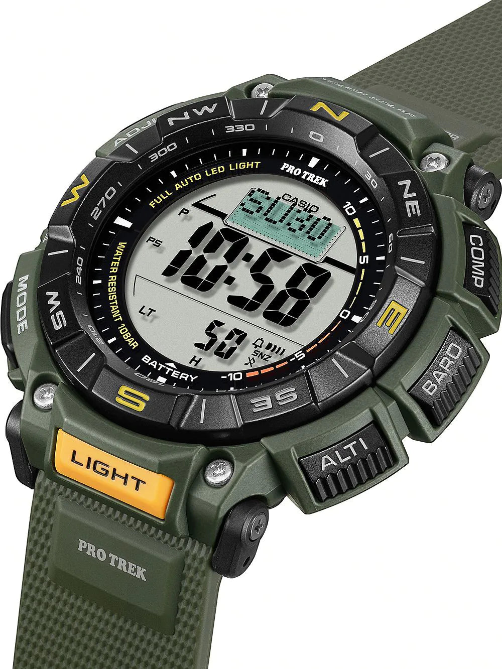 Casio PRG-340-3ER Pro Trek Solar Mens Watch 53mm 10ATM