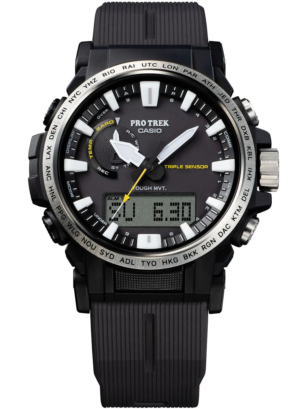 Casio PRW-61-1AER Pro-Trek Radio Controlled Solar Mens Watch 47mm 10ATM