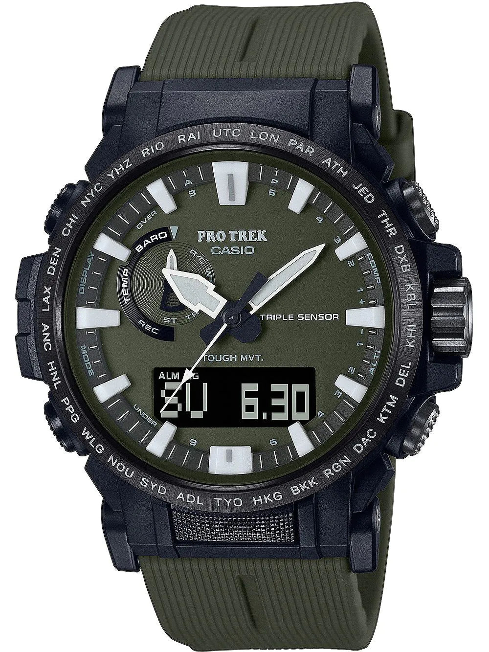 Casio PRW-61Y-3ER Pro-Trek Radio Controlled Solar Mens Watch 47mm 10ATM