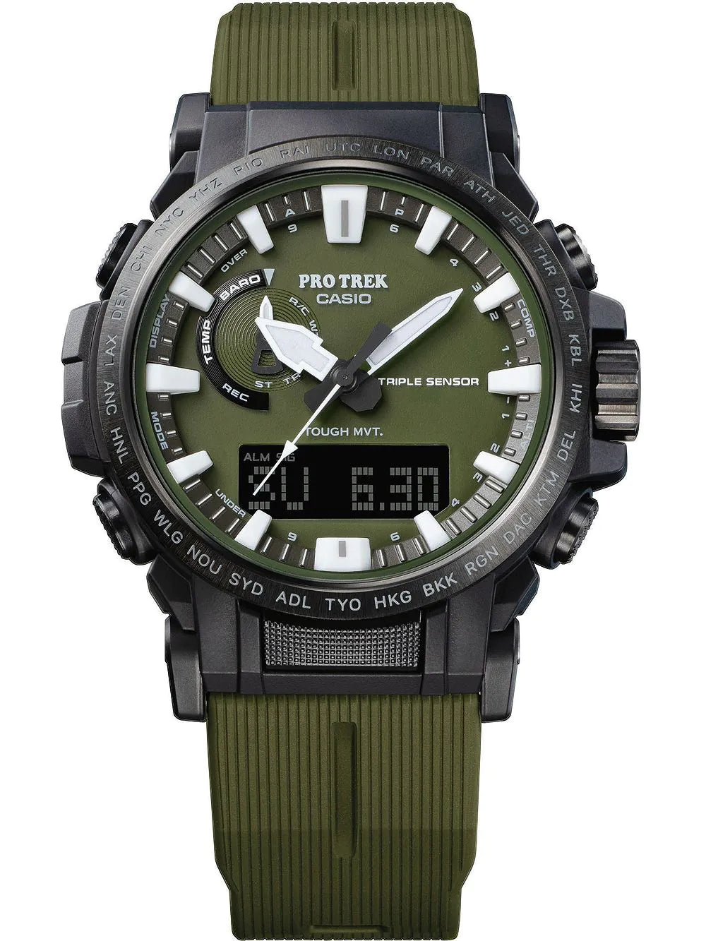 Casio PRW-61Y-3ER Pro-Trek Radio Controlled Solar Mens Watch 47mm 10ATM