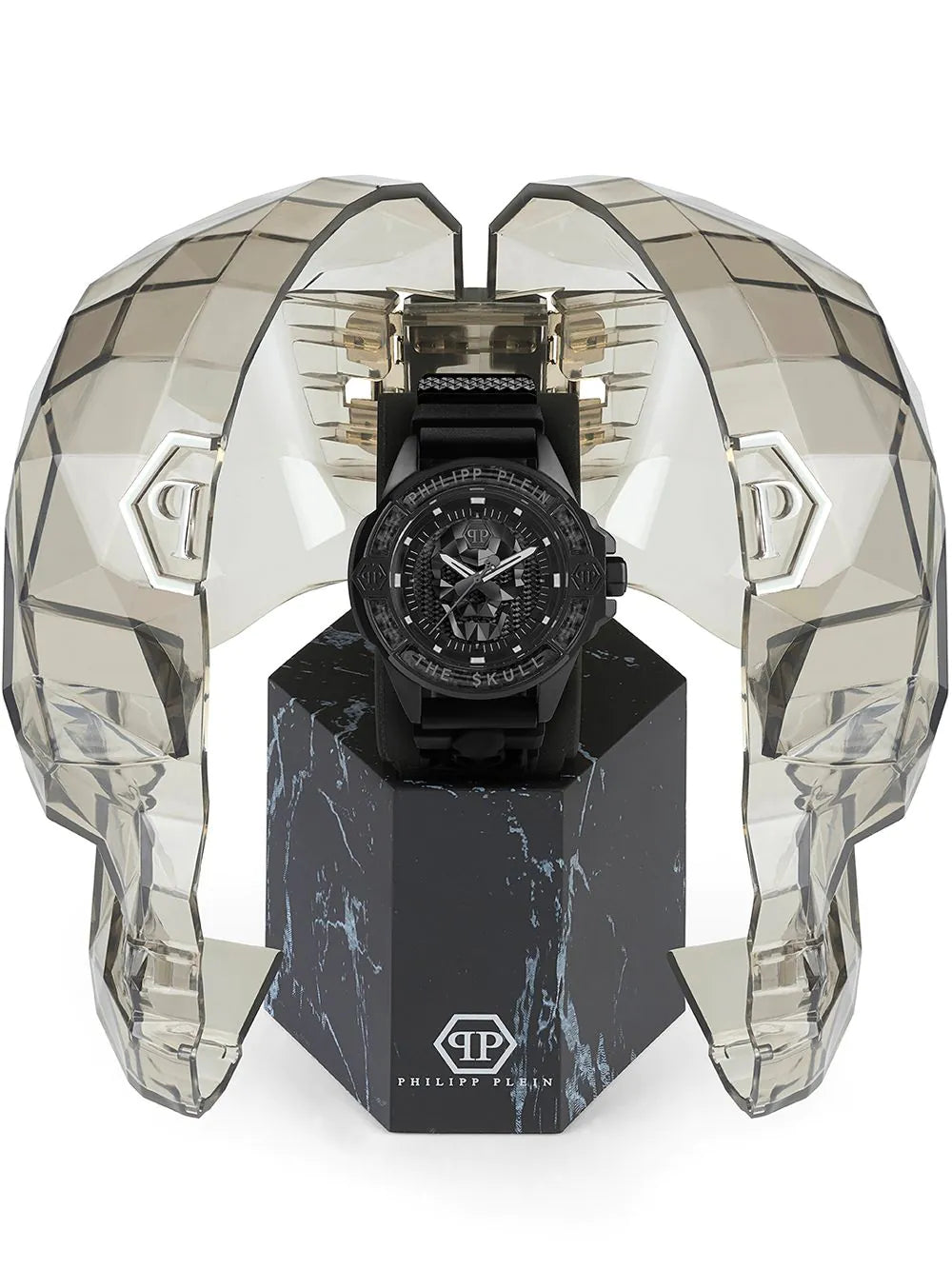 Philipp Plein PWAAA2022 The $kull Carbon Fiber Mens Watch 44mm 5ATM