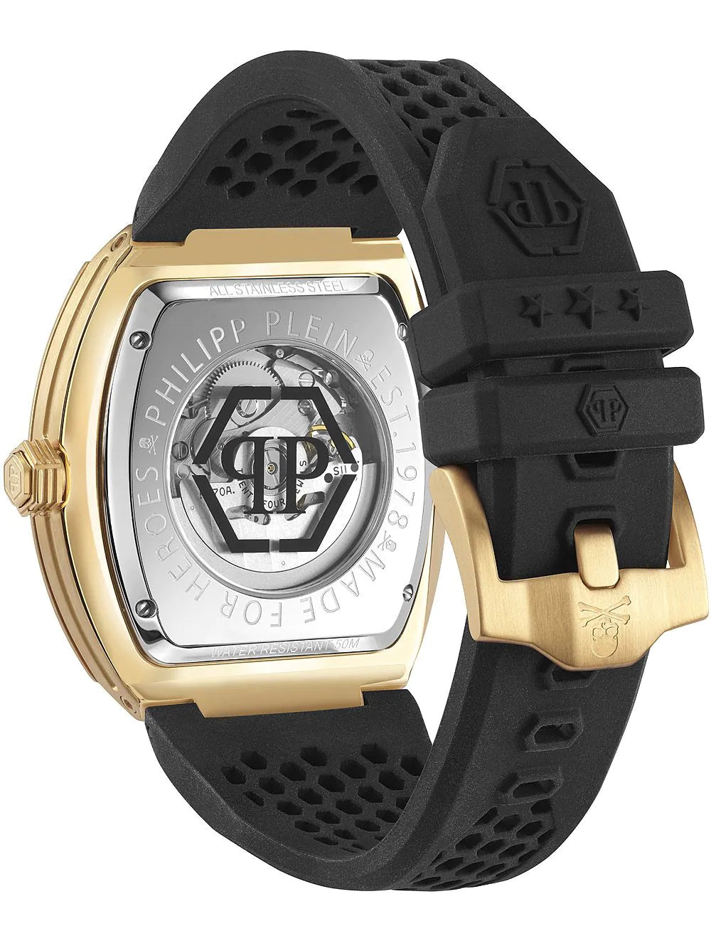 Philipp Plein PWBAA0321 The $keleton Automatic Mens Watch 44mm 5ATM