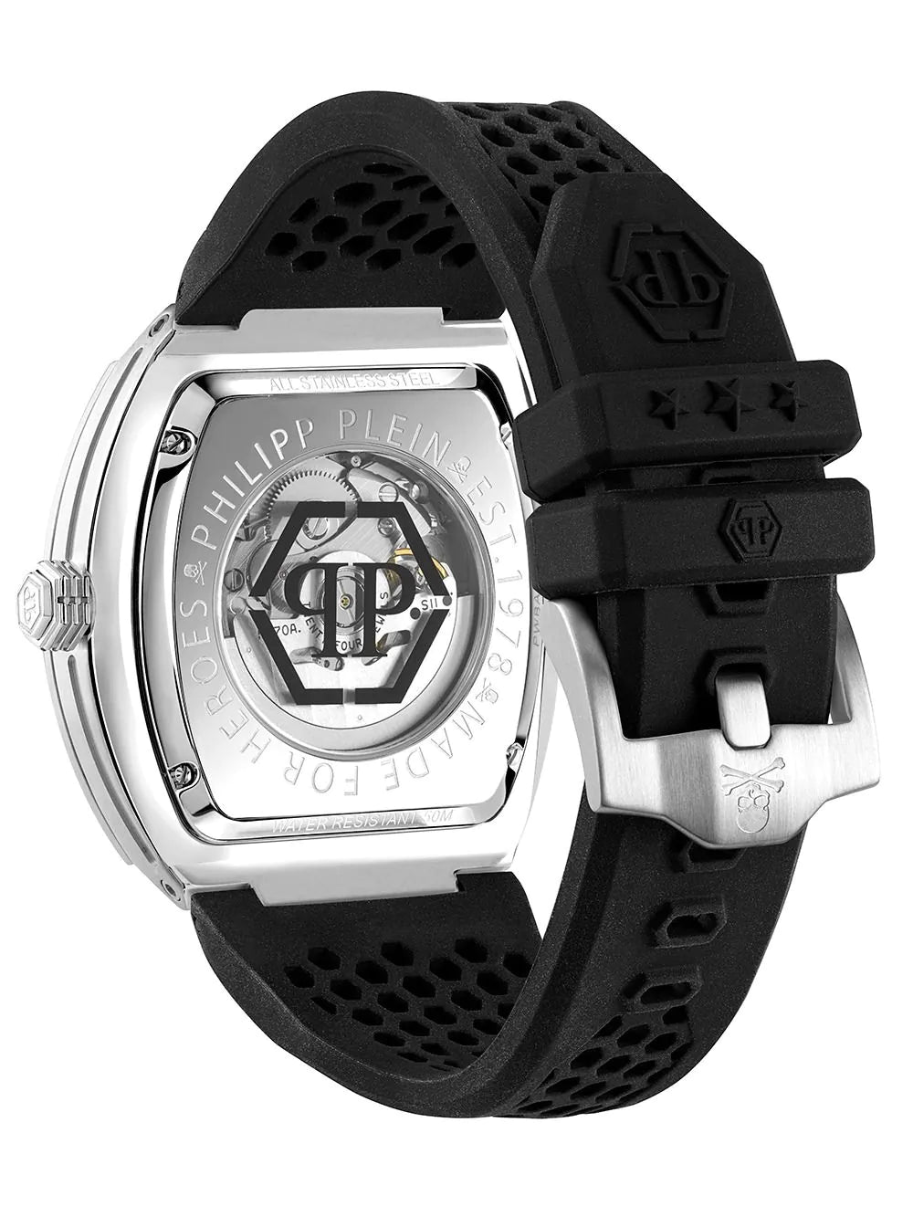 Philipp Plein PWBAA1323 Mens Watch The Skeleton Automatic 44mm 5ATM