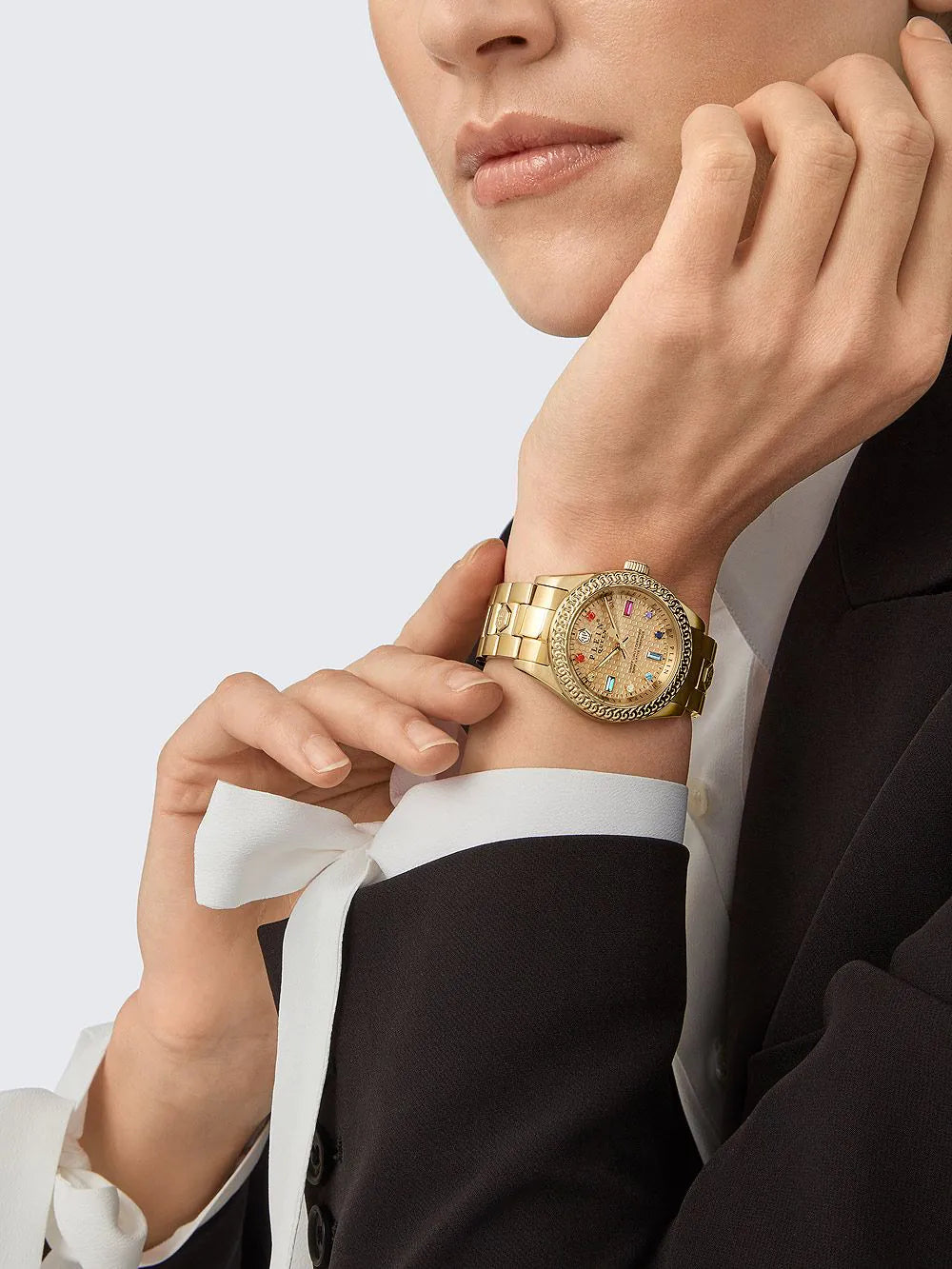 Philipp Plein PWDAA0721 Queen Crystal Ladies Watch 36mm 5ATM