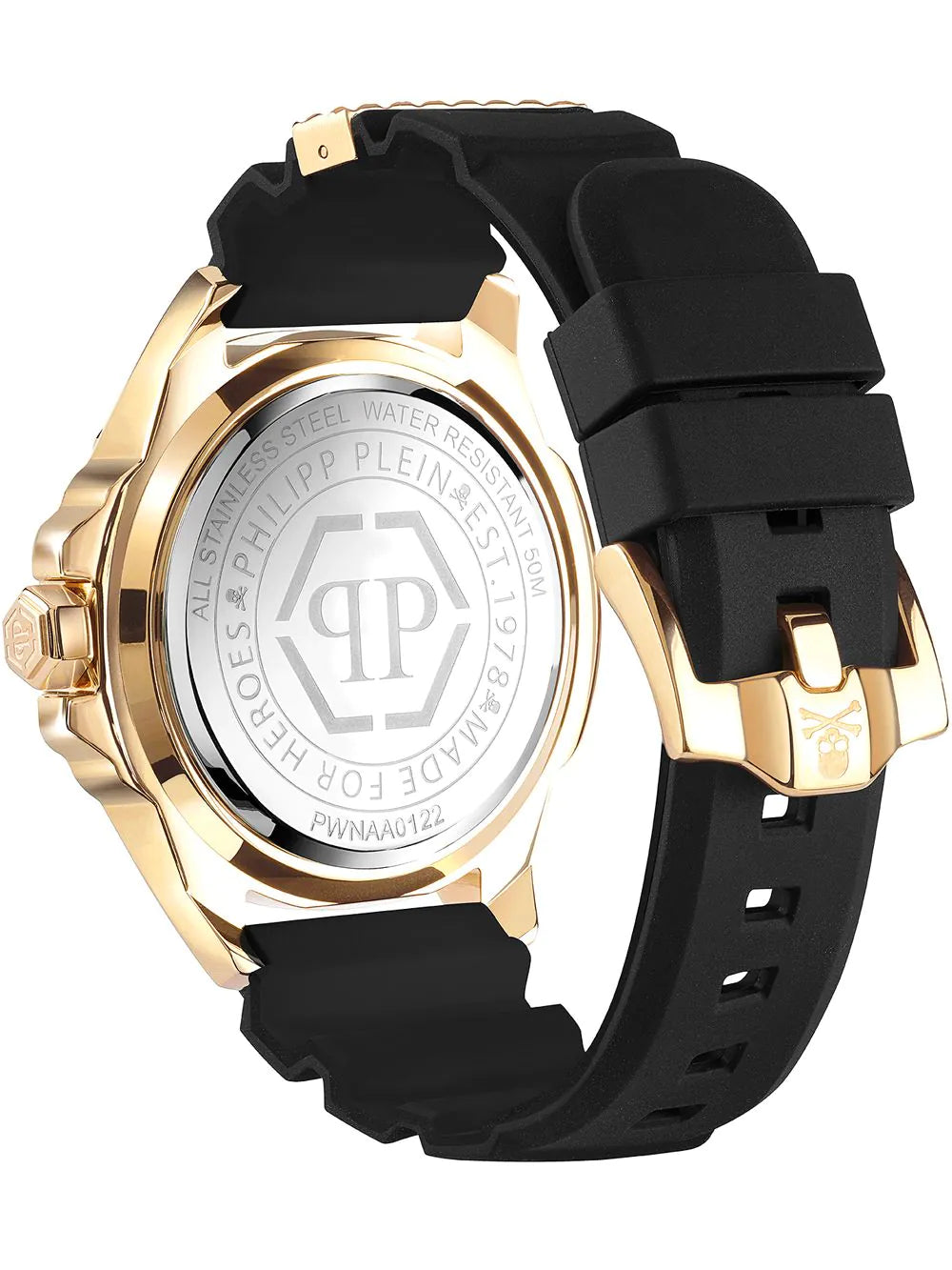 Philipp Plein PWNAA0122 The $kull Unisex Watch 41mm 5ATM