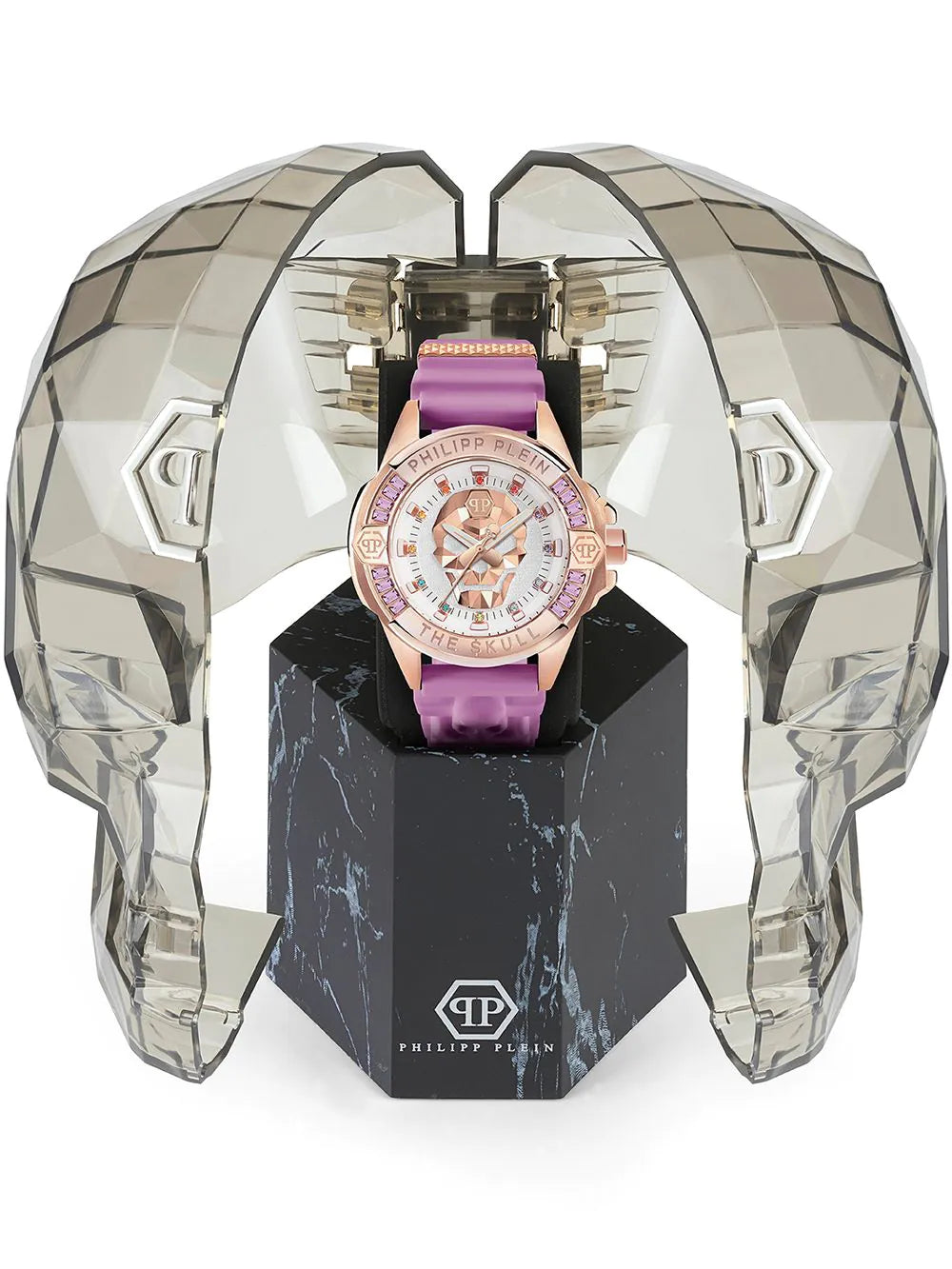 Philipp Plein PWNAA0222 The $kull Unisex Watch 41mm 5ATM