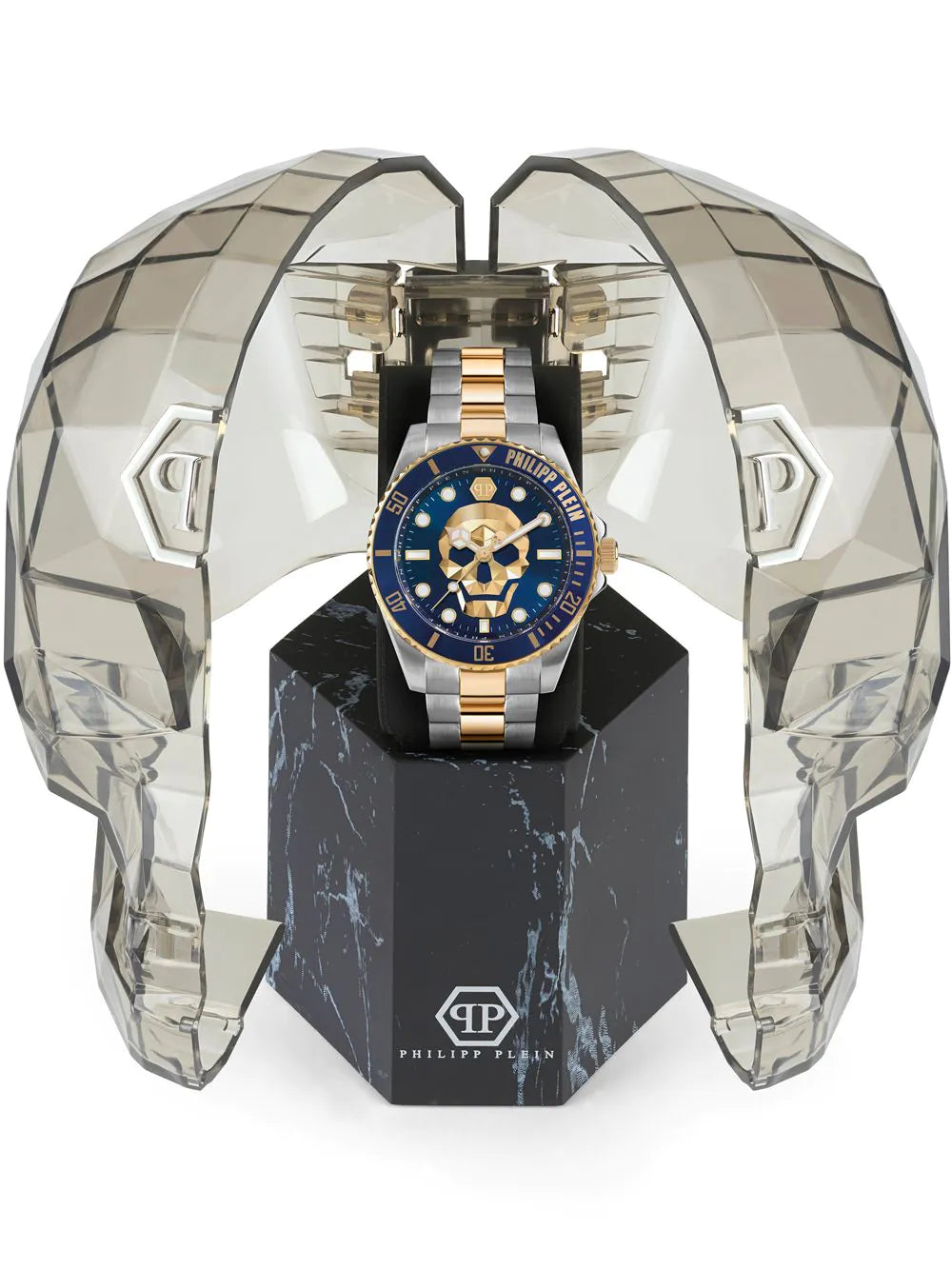 Philipp Plein PWOAA0722 The $kull Diver Mens Watch 44mm 10ATM