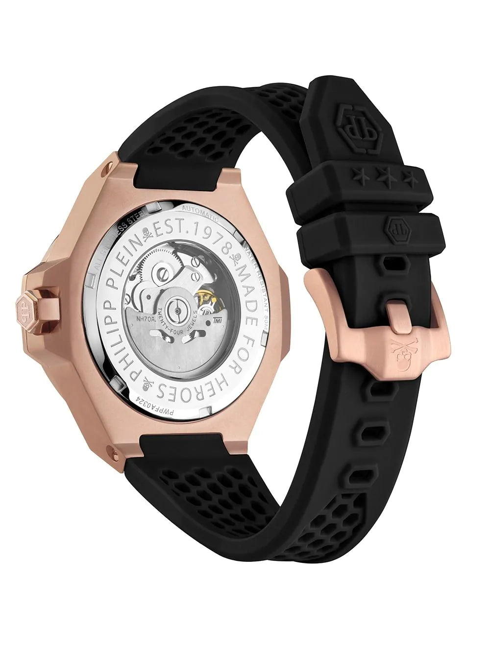 Philipp Plein PWPFA0324 Mens Watch Skeleton Royal Automatic 46mm 5ATM