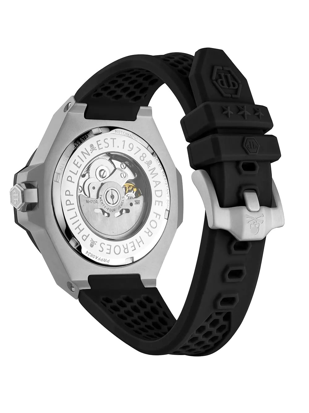 Philipp Plein PWPFA0824 Mens Watch Skeleton Royal Automatic 46mm 5ATM