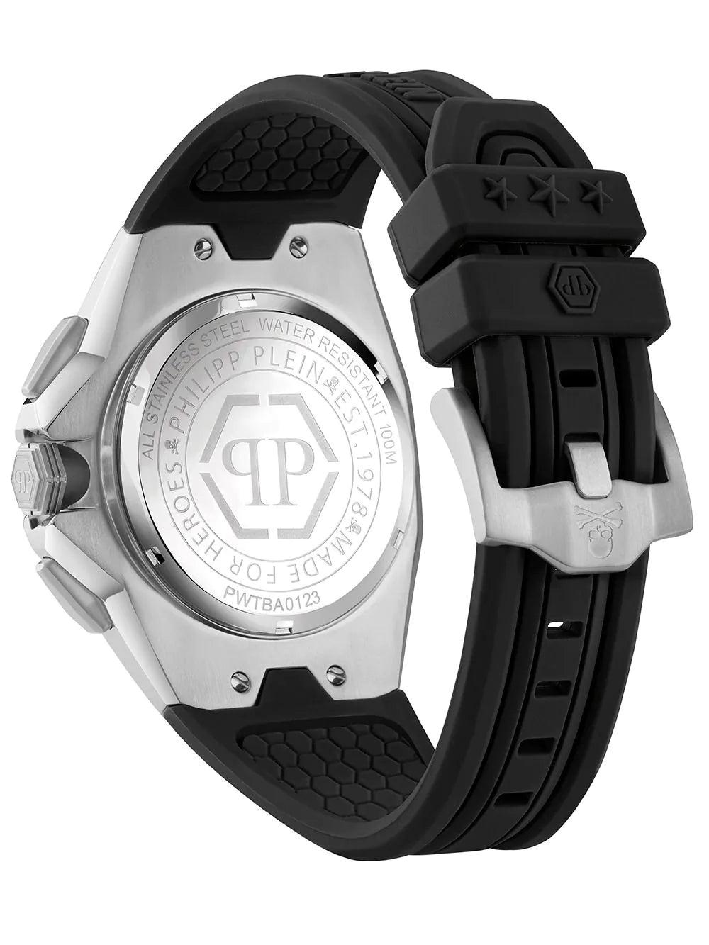 Philipp Plein PWTBA0123 Mens Watch Octagon 45mm 5ATM