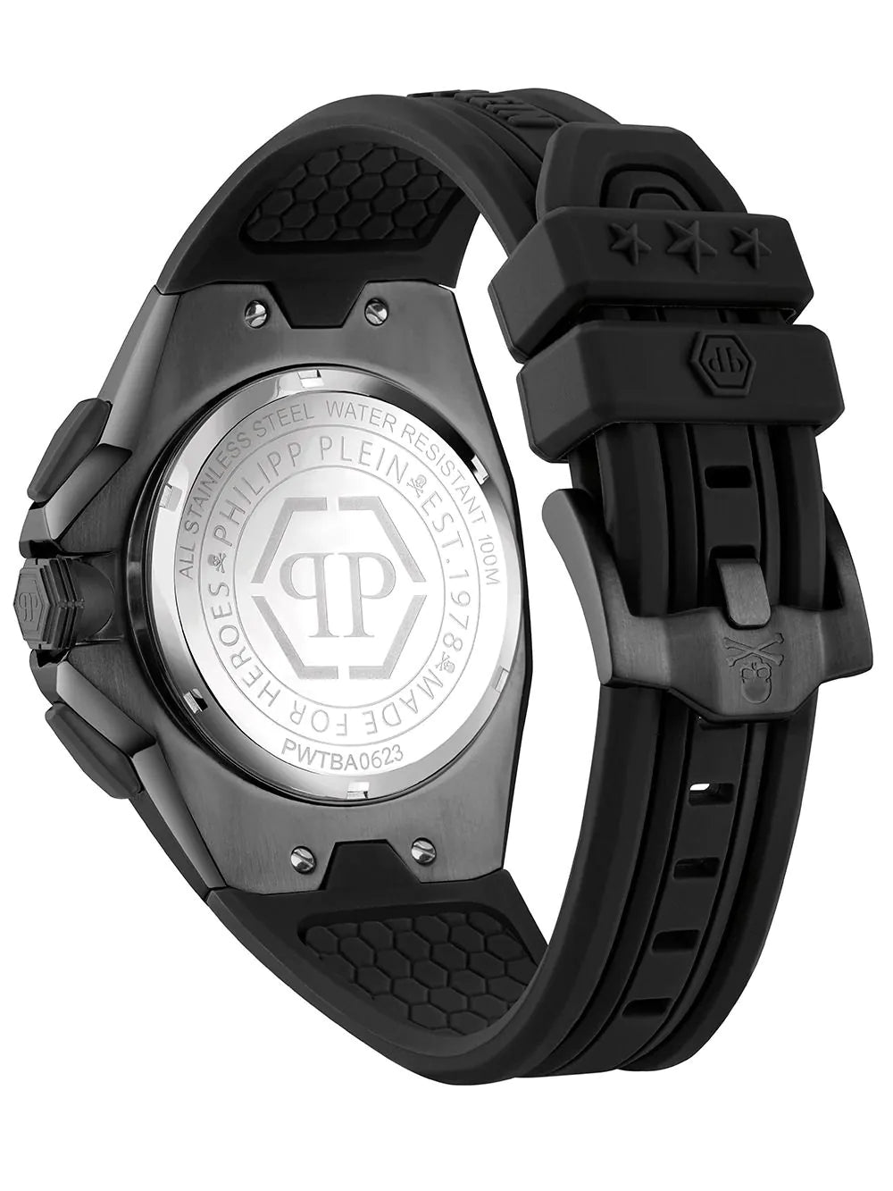 Philipp Plein PWTBA0623 Mens Watch Octagon 45mm 5ATM