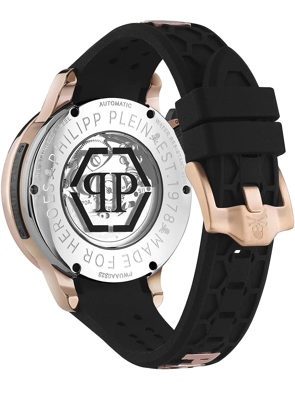 Philipp Plein PWUAA0323 Hyper Sport Automatic Mens Watch 46mm 5ATM
