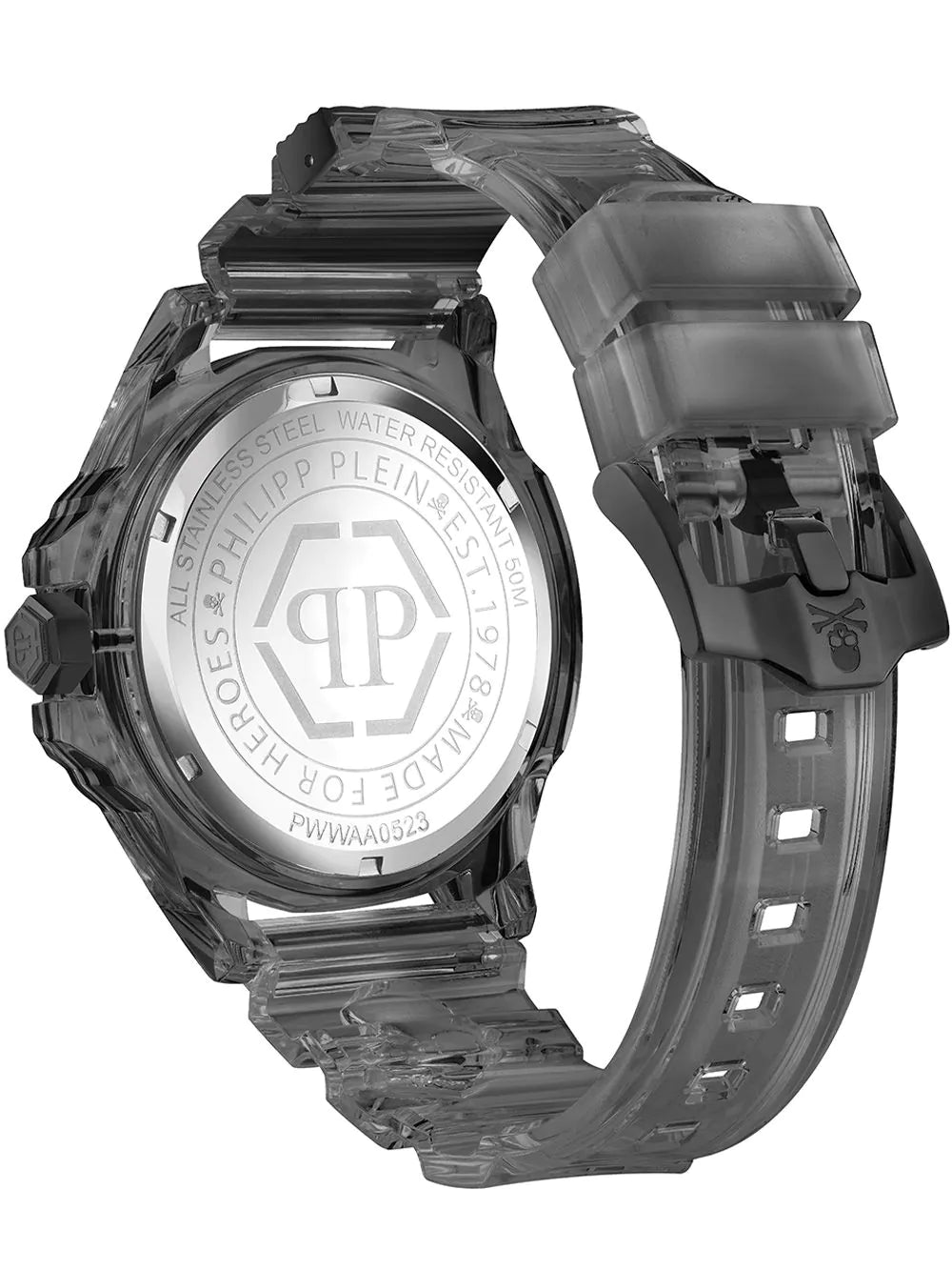 Philipp Plein PWWAA0523 The Skull 44mm Mens Watch 44mm 5ATM