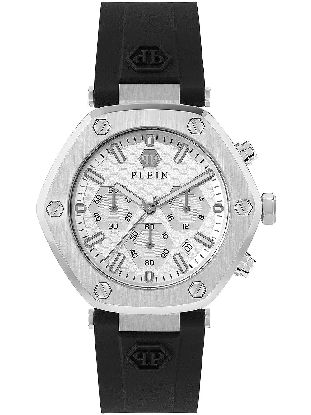 Philipp Plein PWZBA0123 The Hexagon Chronograph Unisex Watch 42mm 5ATM