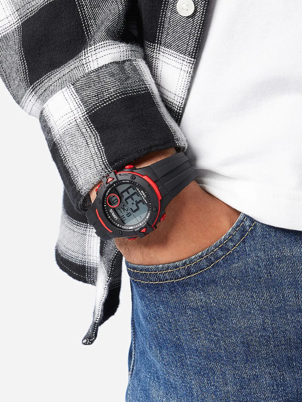 Lorus R2323PX9 Digital Mens Watch 40mm 10ATM