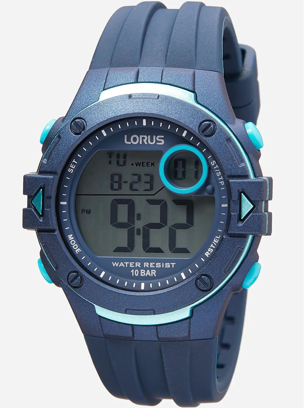 Lorus R2325PX9 Digital Mens Watch 40mm 10ATM