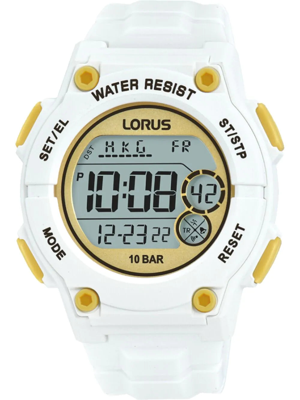 Lorus R2337PX9 Mens Watch Digital Chronograph 41mm 10ATM