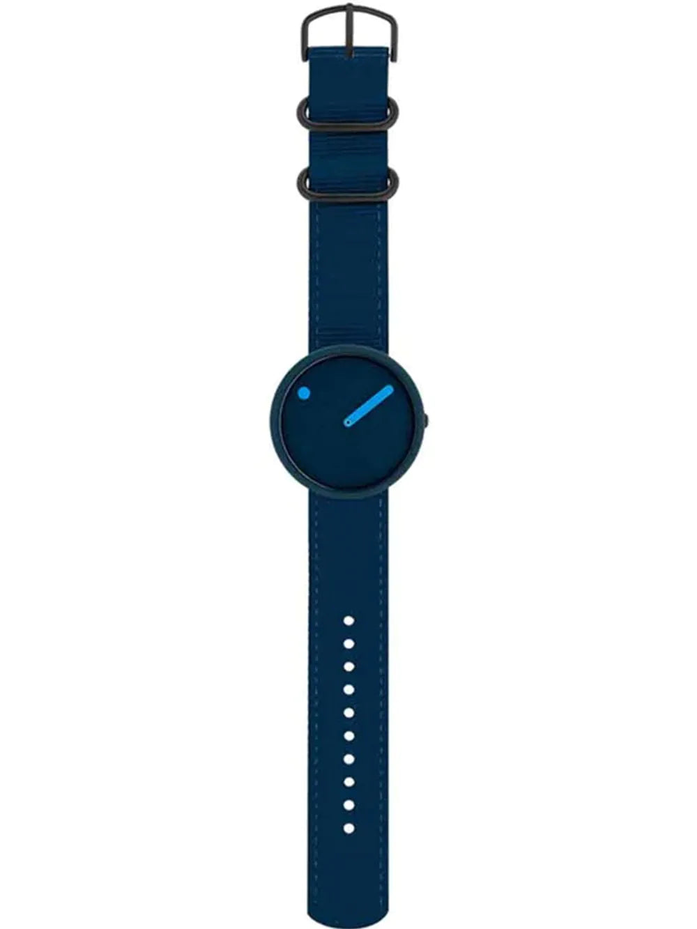 PICTO R44001-R001 Unisex Watch Ghost Nets Navy Blue 40mm 5ATM