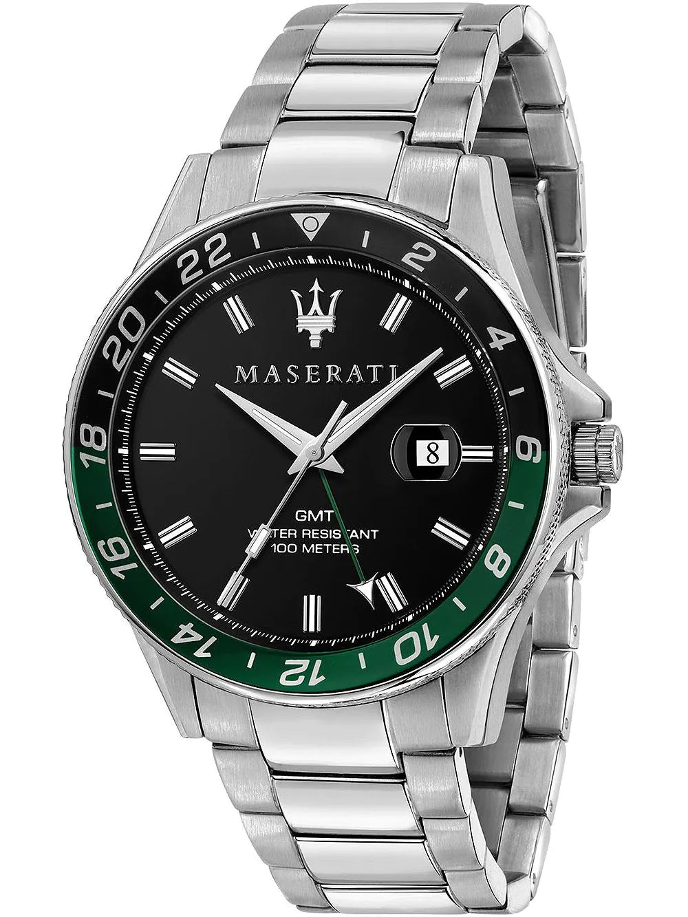 Maserati R8853140005 Sfida GMT Mens Watch 44mm 10ATM