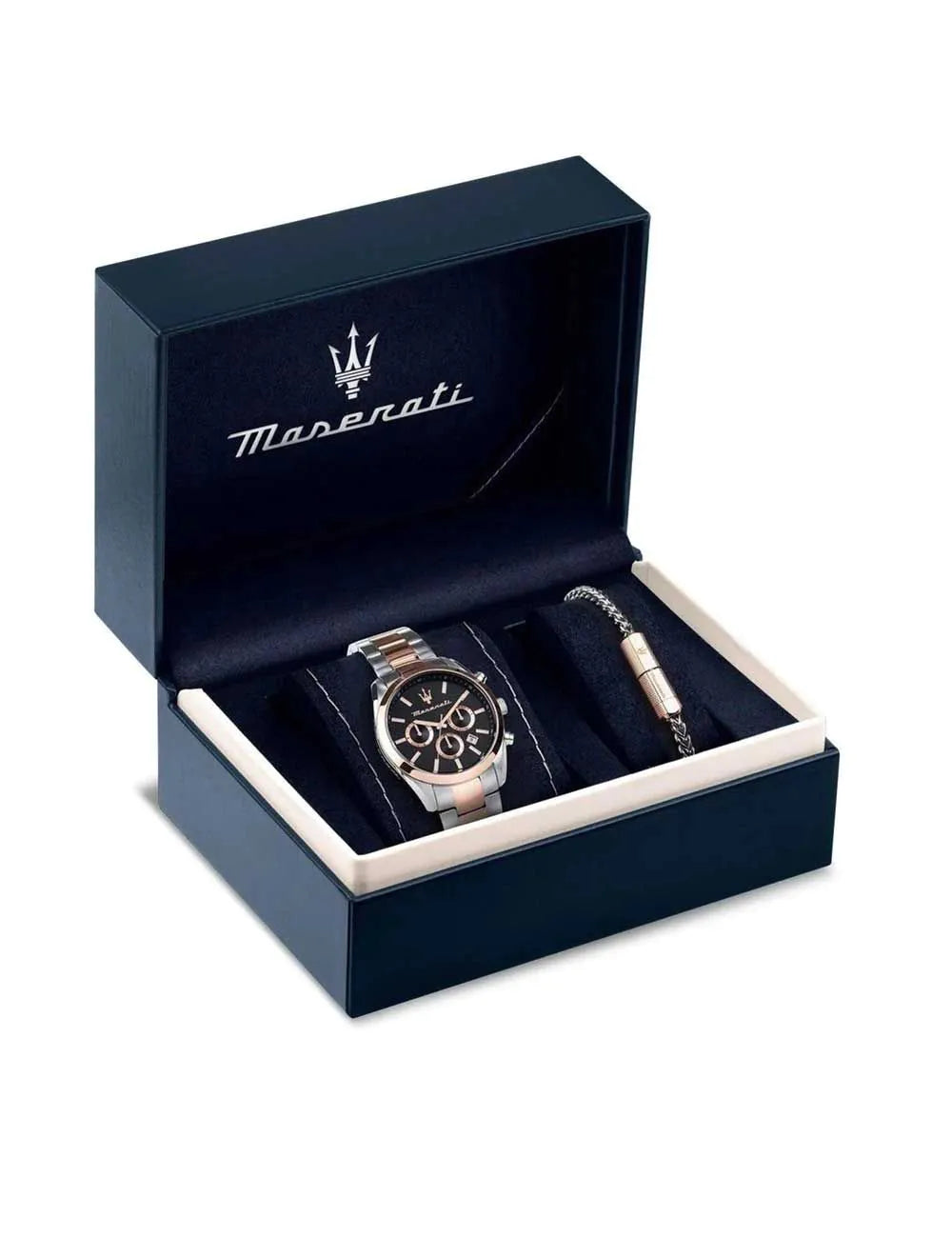 Maserati R8853151003 Mens Watch Attrazione Chronograph Set 43mm 5ATM