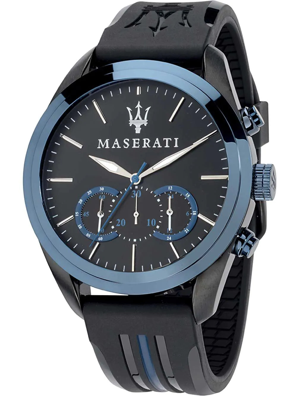 Maserati R8871612006 Traguardo Chronograph Mens Watch 45mm 10ATM