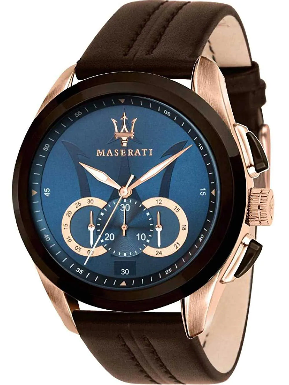 Maserati R8871612024 Traguardo Chronograph Mens Watch 45mm 10ATM