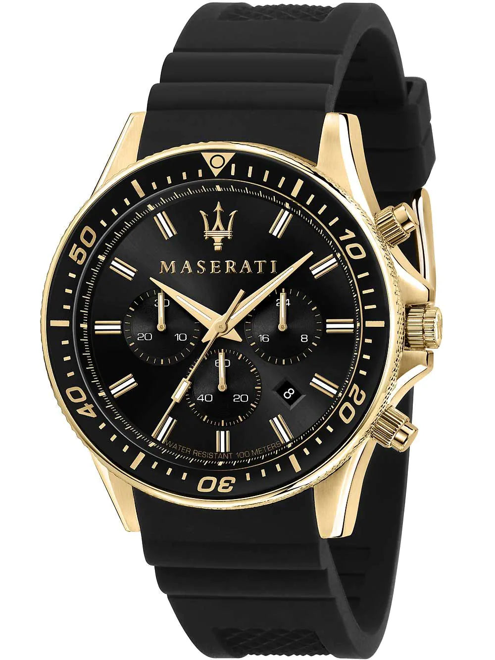 Maserati R8871640001 Sfida Chronograph Mens Watch 44mm 10ATM