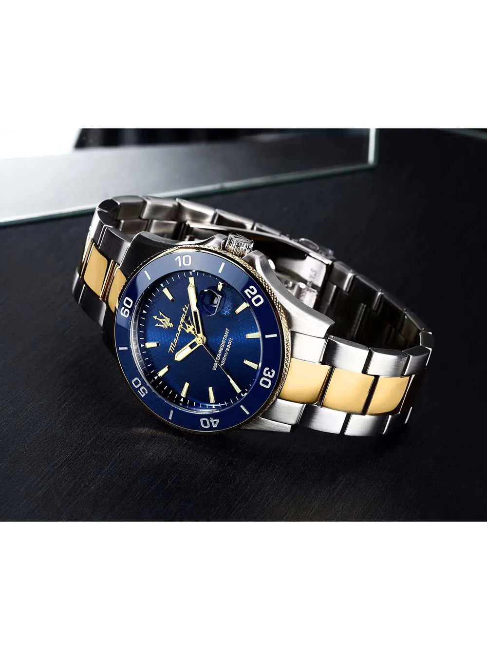 Maserati R8873600007 Mens Watch Competizione Set + bracelet 43mm 10ATM