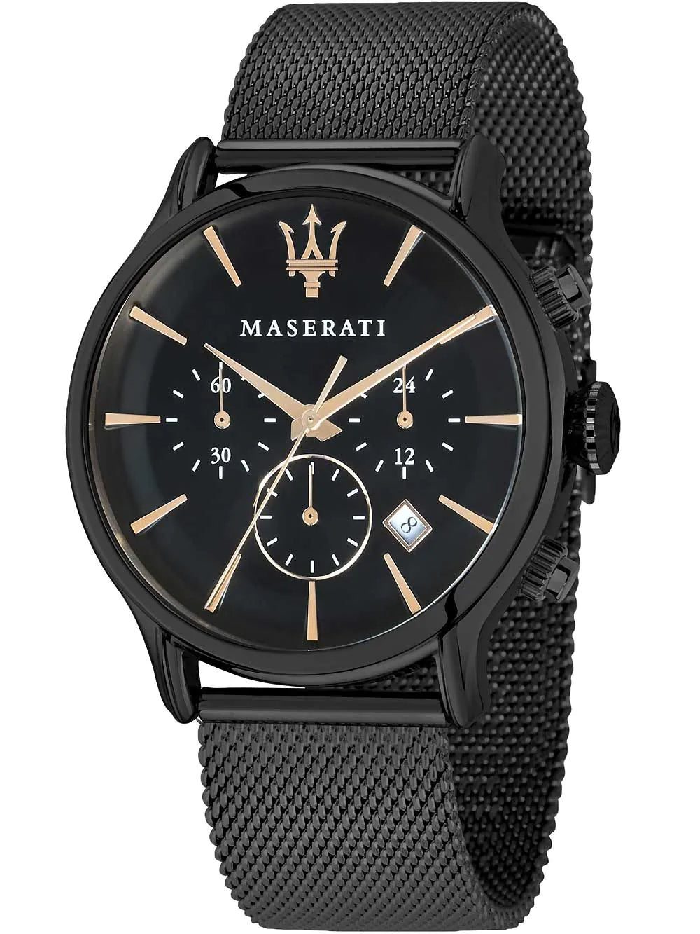 Maserati R8873618013 Epoca Chronograph Mens Watch 42mm 10ATM