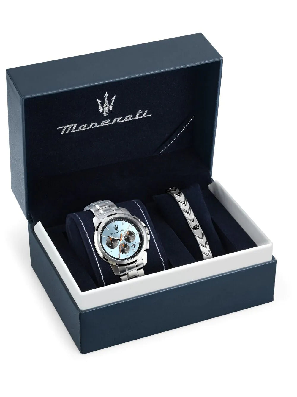 Maserati R8873621045 Mens watch Successo Chronograph Set 42mm 5ATM