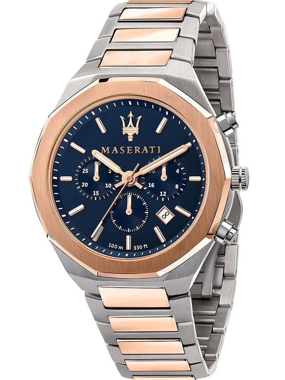 Maserati R8873642002 Stile Chronograph Mens Watch 45mm 10ATM