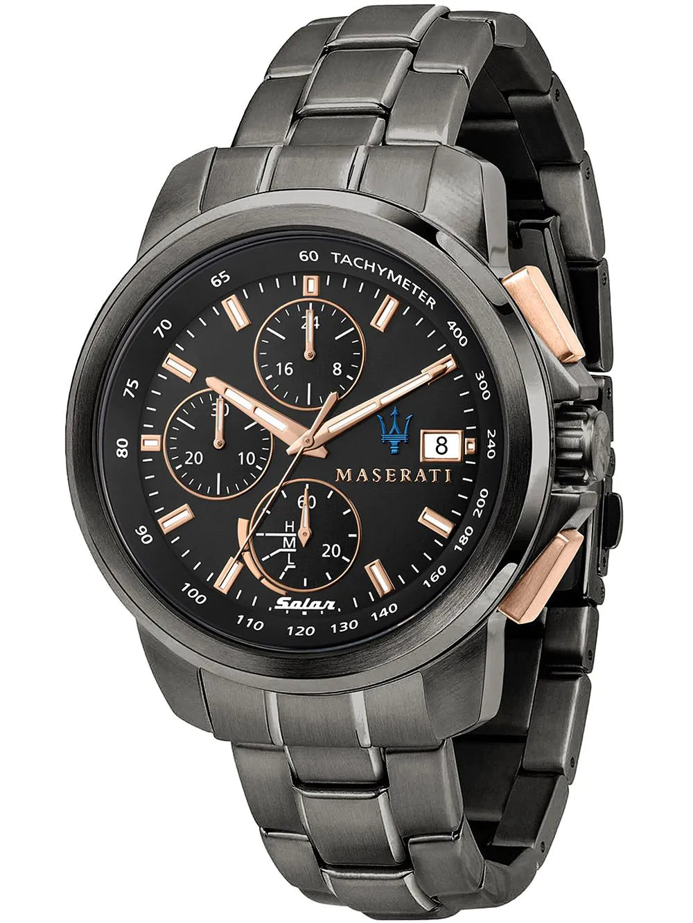 Maserati R8873645001 Successo Solar Chronograph Mens Watch 44mm 5ATM