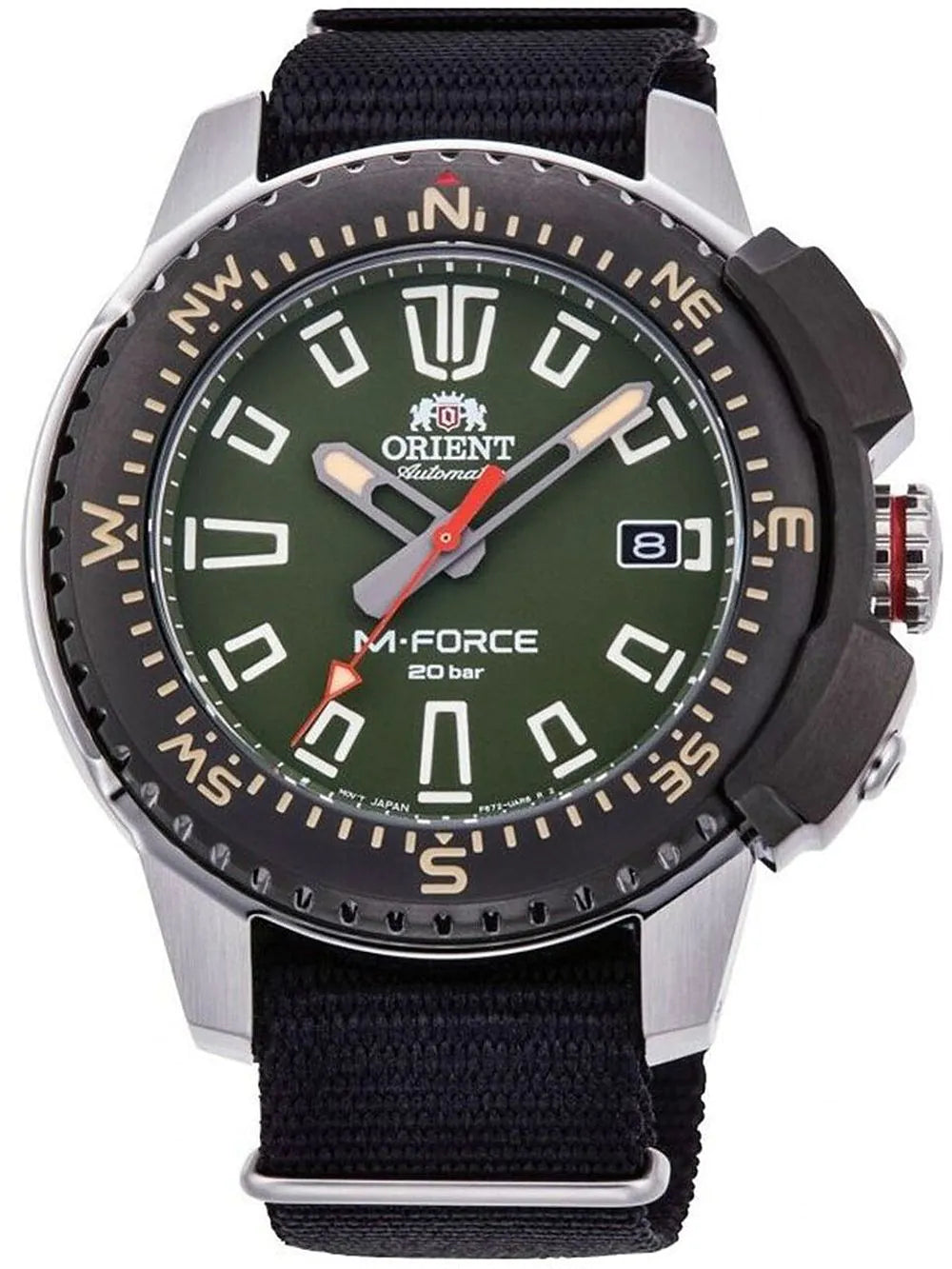 Orient RA-AC0N03E10B M-Force Automatic Mens Watch 45mm 20ATM