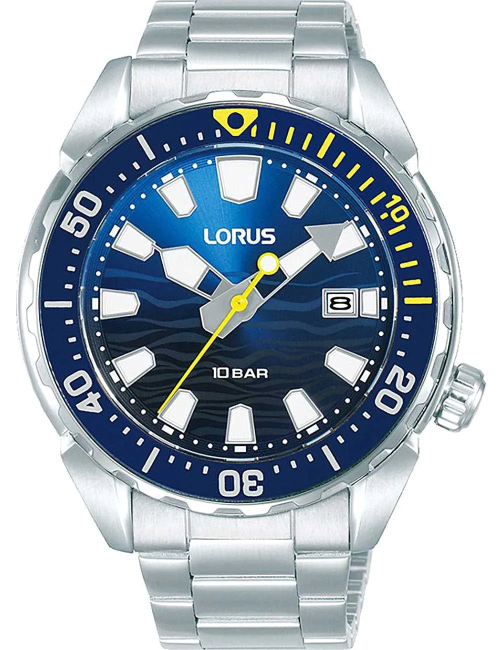 Lorus RH947RX9 Mens Watch Sports Diver 41mm 10ATM