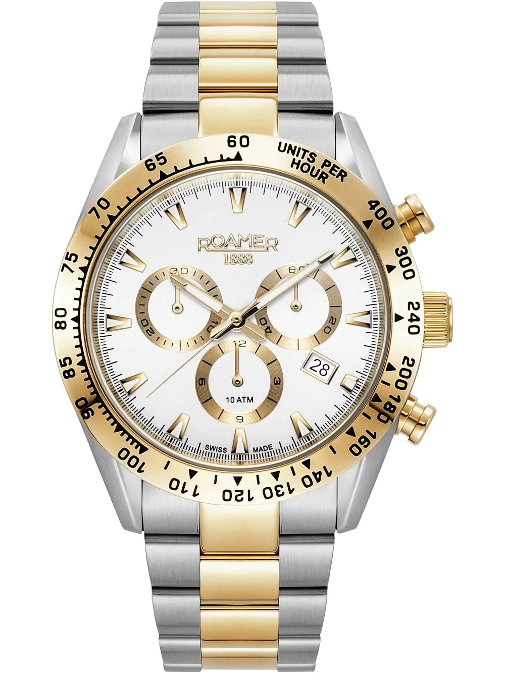 Roamer 850837 47 15 20 Mens Watch Monza 100 Chronograph 42mm 10ATM