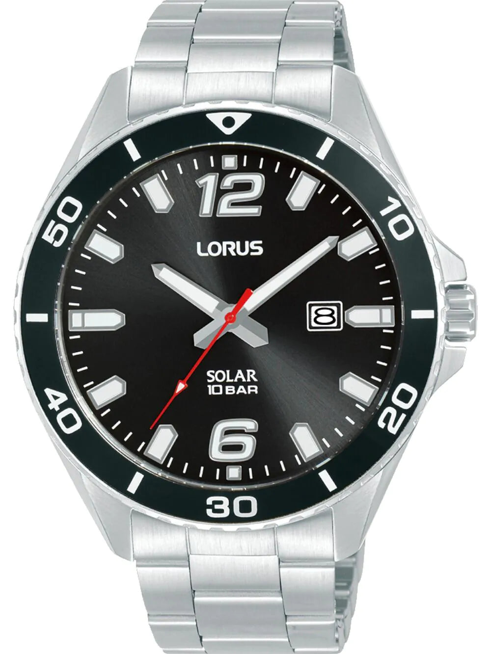 Lorus RX359AX9 Mens Watch Solar 42mm 10ATM