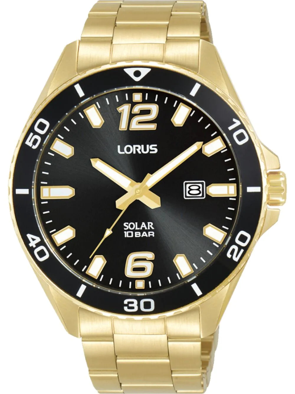 Lorus RX366AX9 Mens Watch Sports Solar 43mm 10ATM