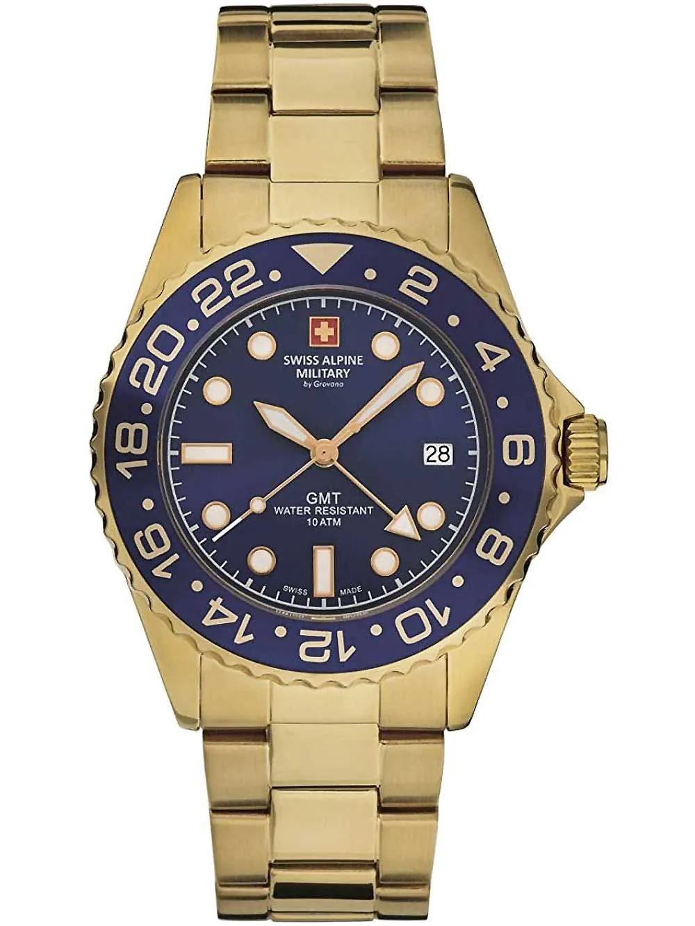 Swiss Alpine Military 7052.1115 GMT diver 42mm 10ATM