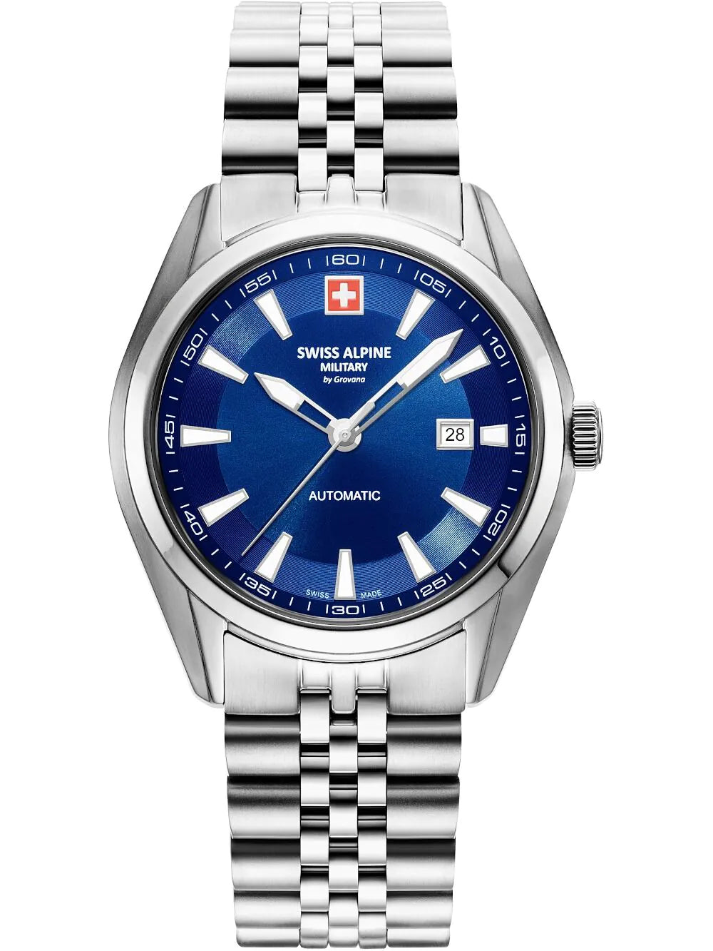 Swiss Alpine Military 7091.2135 Mens Watch Automatic 43mm 10ATM