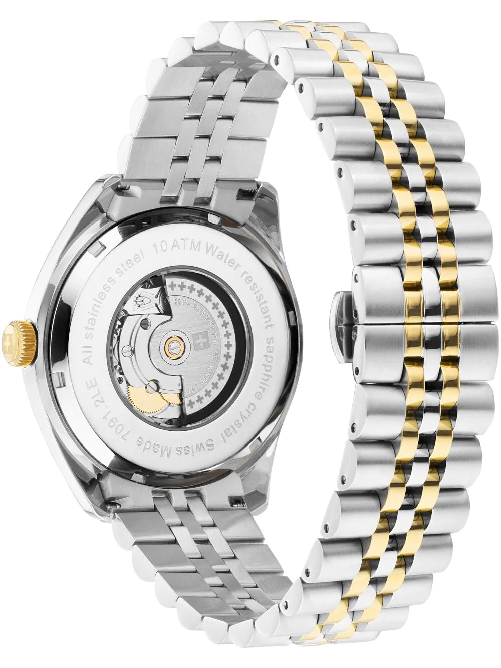 Swiss Alpine Military 7091.2144 Mens Watch Automatic 43mm 10ATM