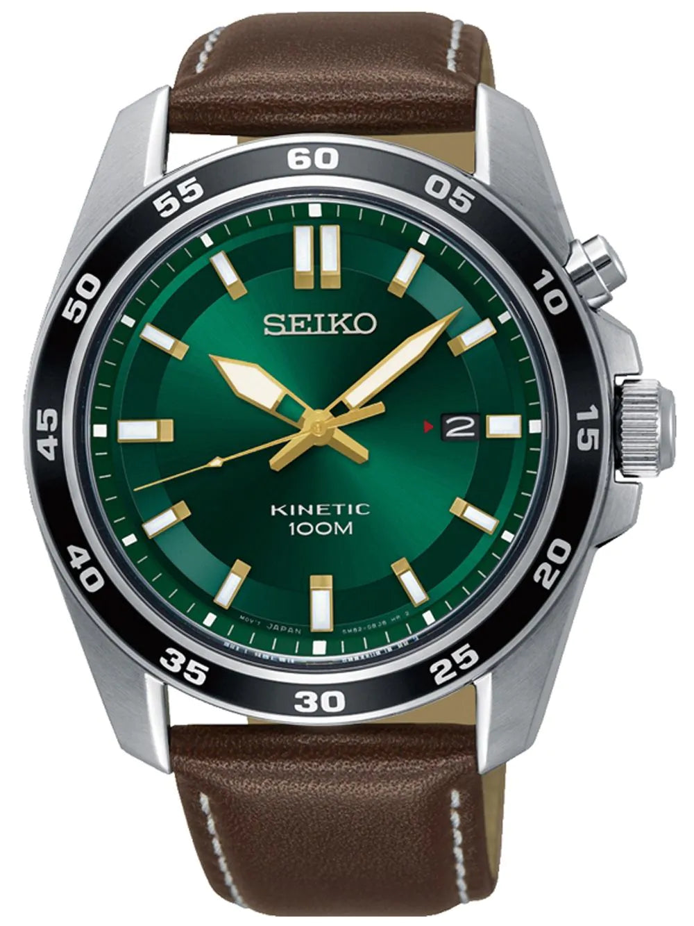 Seiko SKA791P1 Kinetic Men's 42mm 10 ATM