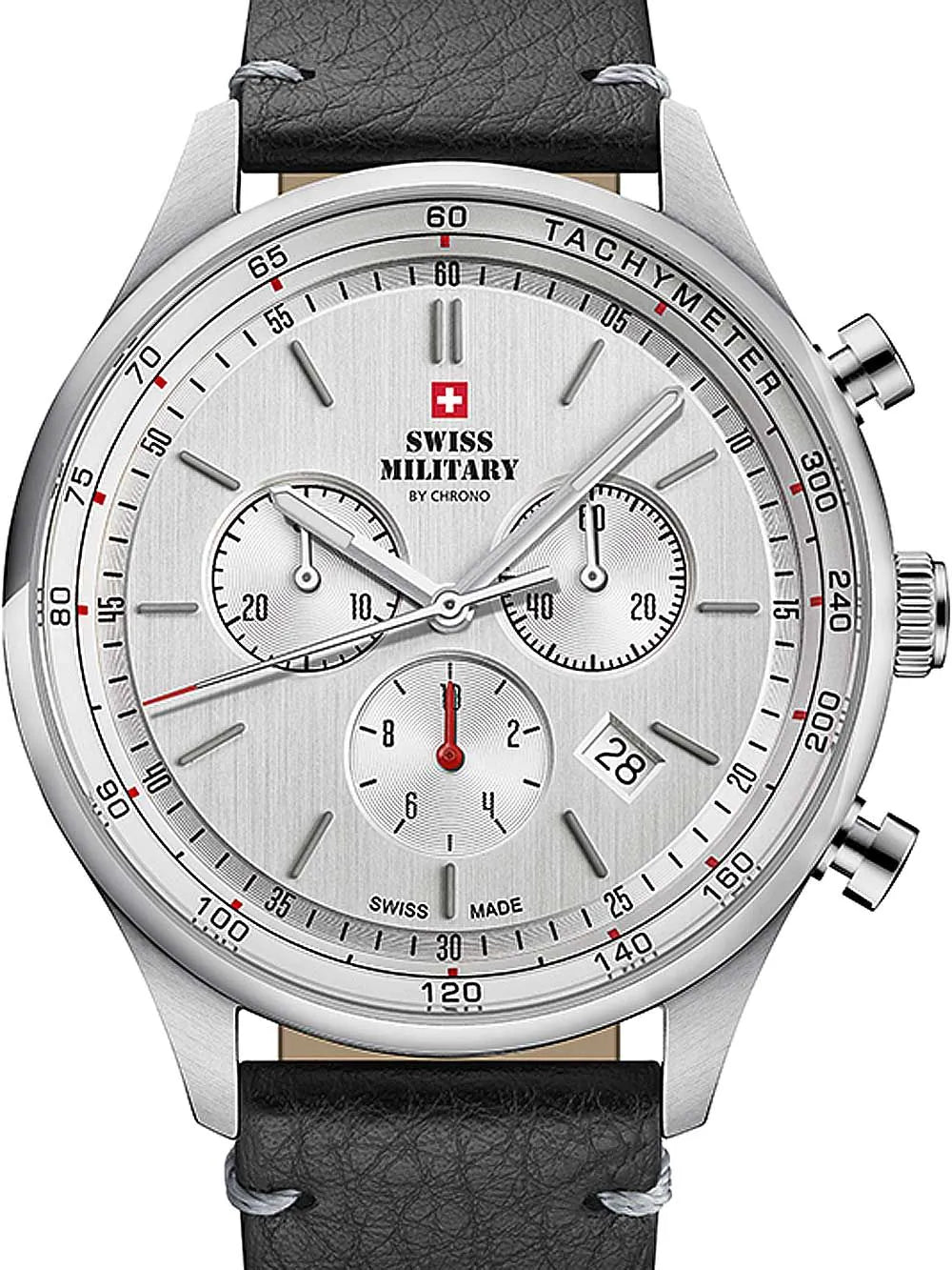 Swiss Military SM34081.07 Chronograph Mens Watch 42mm 10ATM