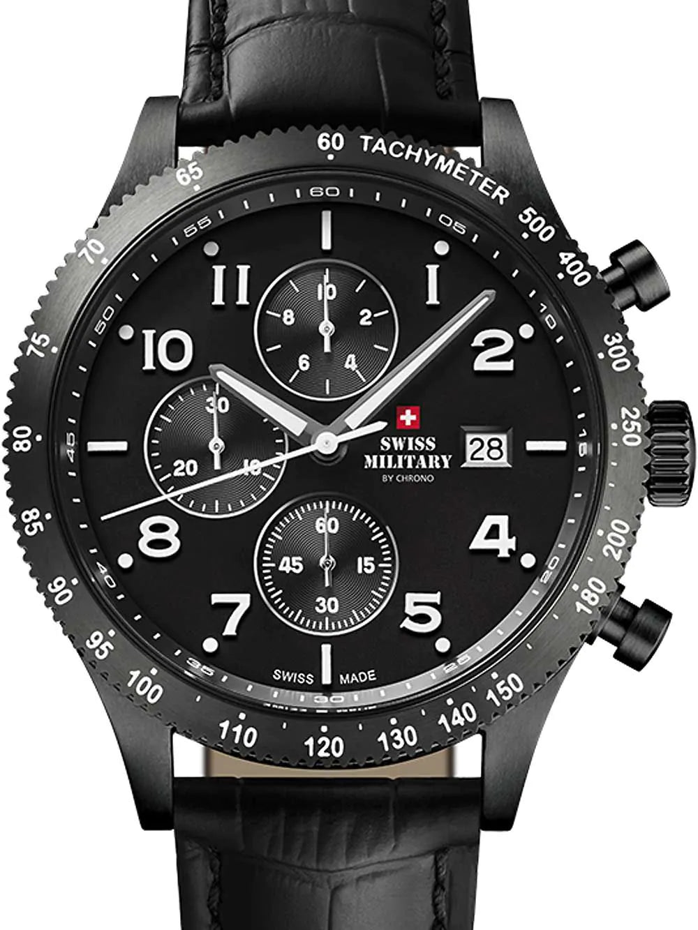 Swiss Military SM34084.07 Chronograph Mens Watch 42 mm 10ATM